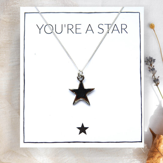 You're A Star Necklace & Card