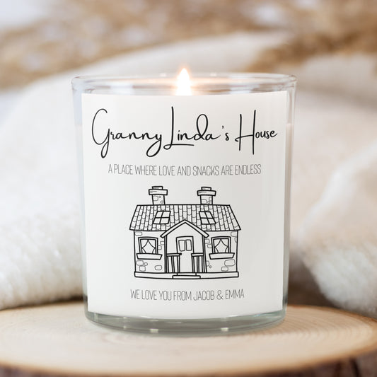 Personalised Granny's House Candle