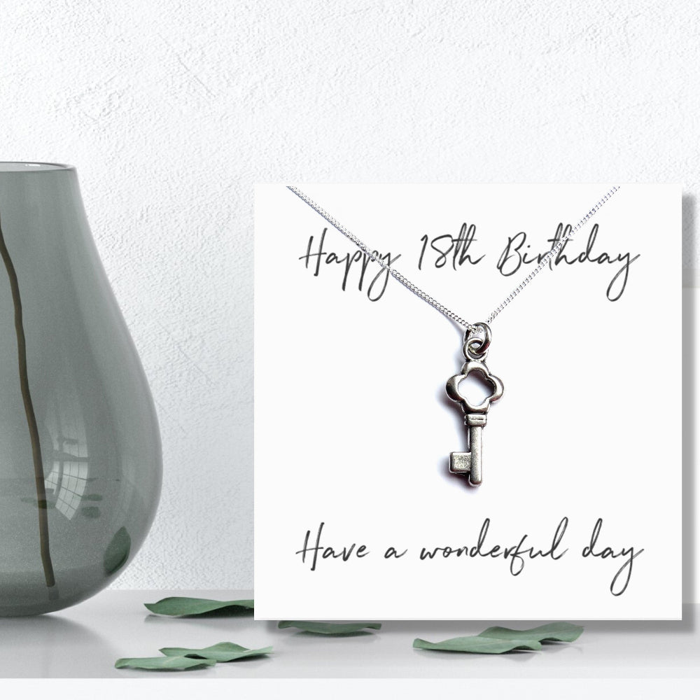 Happy 18th Birthday Necklace Mini Gift Hamper
