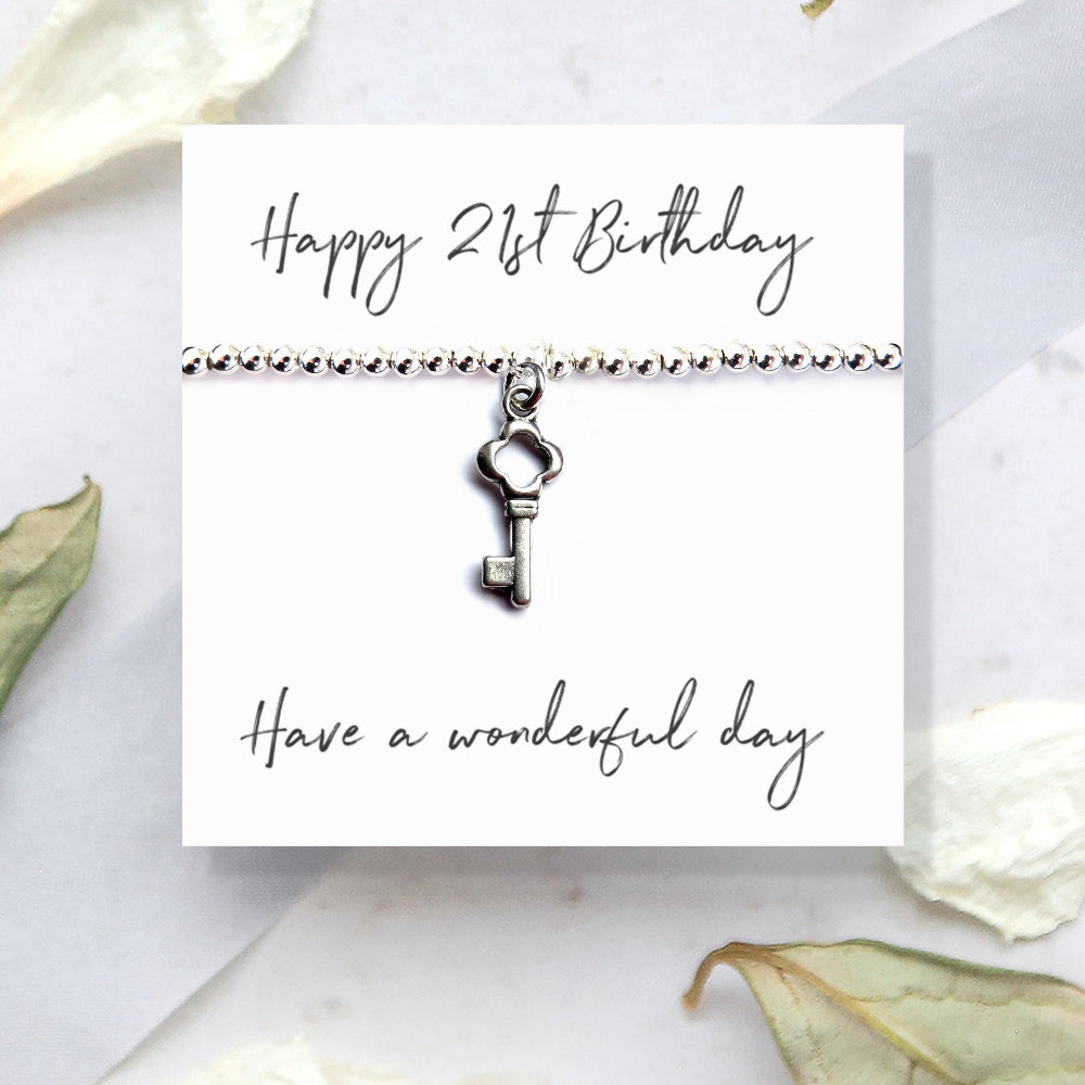 Happy 21st Birthday Bracelet Mini Gift Hamper