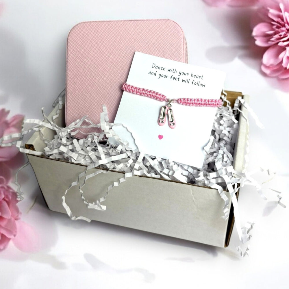 Ballet Shoes Friendship Bracelet & Jewellery Box Gift