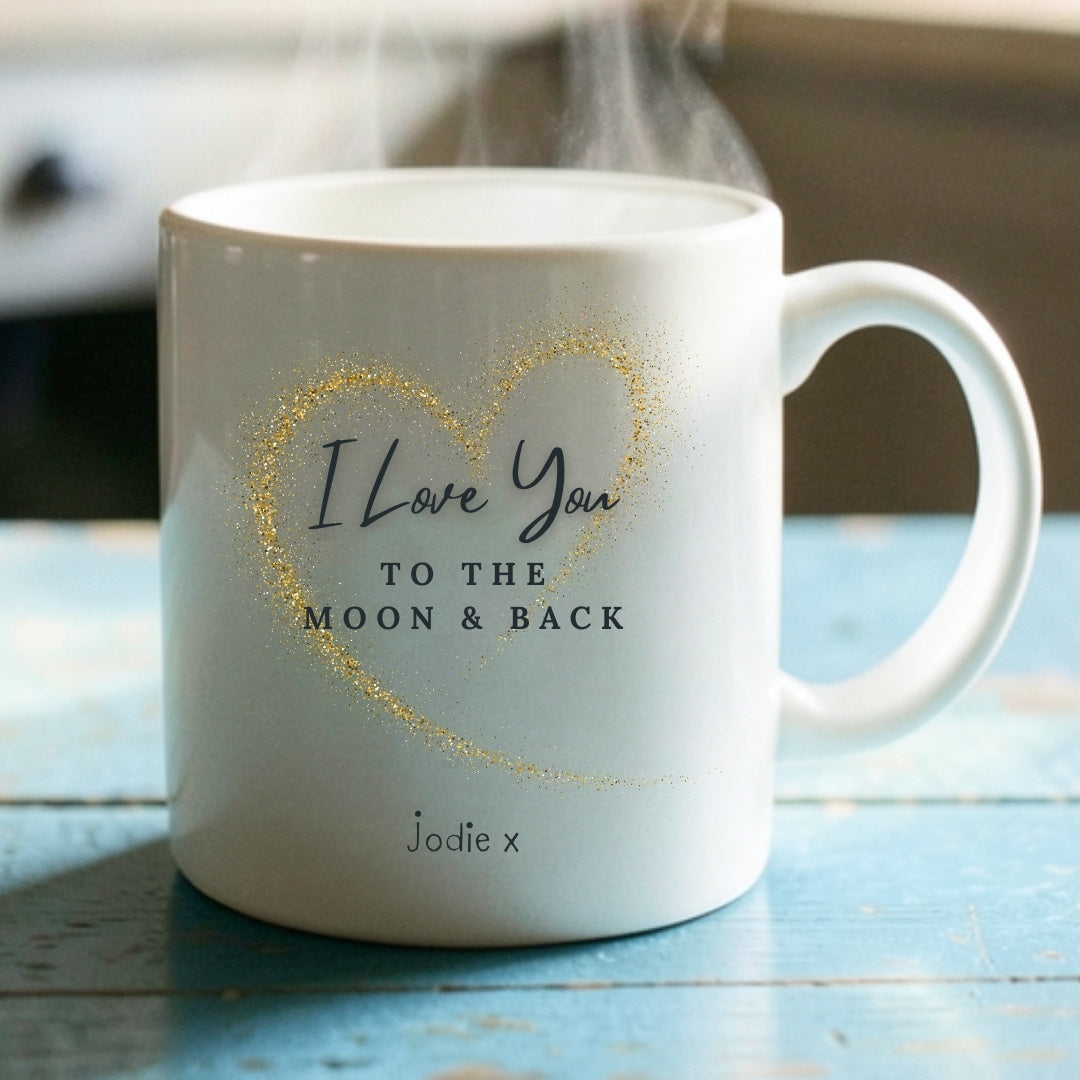 Love You to the Moon & Back Personalised Mug