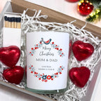 Personalised Merry Christmas Candle Gift Set | Friends,Family