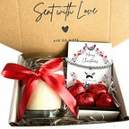 Small Merry Christmas Star Gift Hamper | Bracelet, Chocolates & Candle