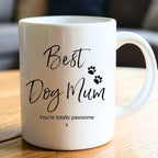 Personalised Best Dog Mum Mug