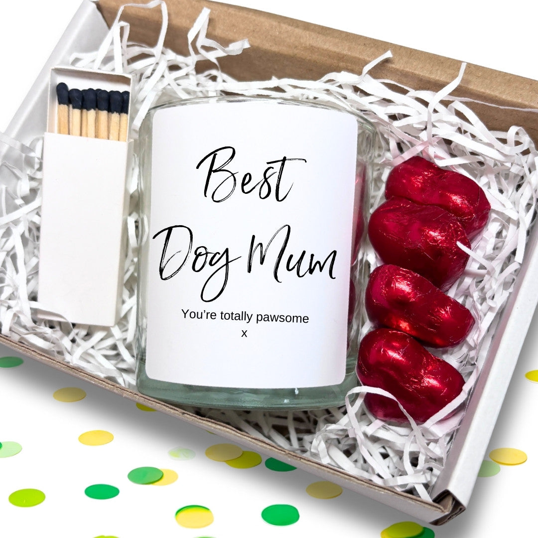 Best Dog Mum Candle Gift Set