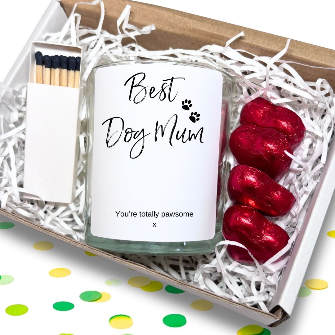 Best Dog Mum Candle Gift Set