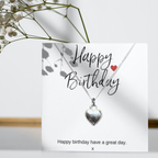 Small Happy Birthday Gift Hamper Necklace, Chocs & Candle