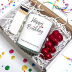 Personalised Happy Birthday Candle Gift Set | Keepsake for Daughter, Friend