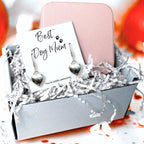 Best Dog Mum Earrings & Jewellery Box Gift
