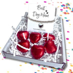 Best Dog Mum Mini Gift Hamper Silver Heart Bracelet