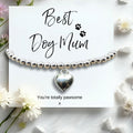 Best Dog Mum Bracelet and Gift Card