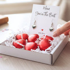 Happy Birthday Mini Gift Hamper with Silver Heart Earrings