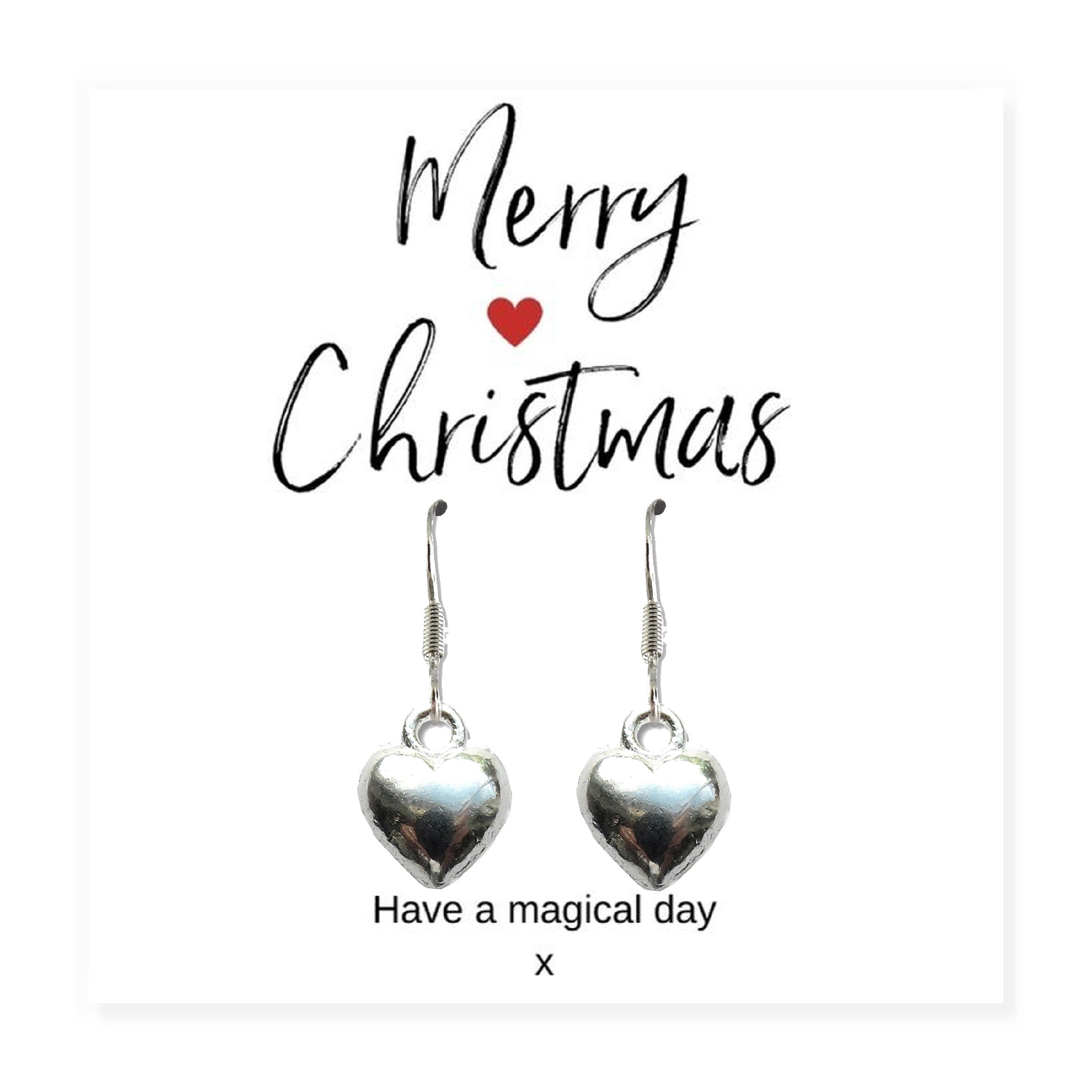 Small Merry Christmas Gift Hamper | Earrings, Chocolates & Candle