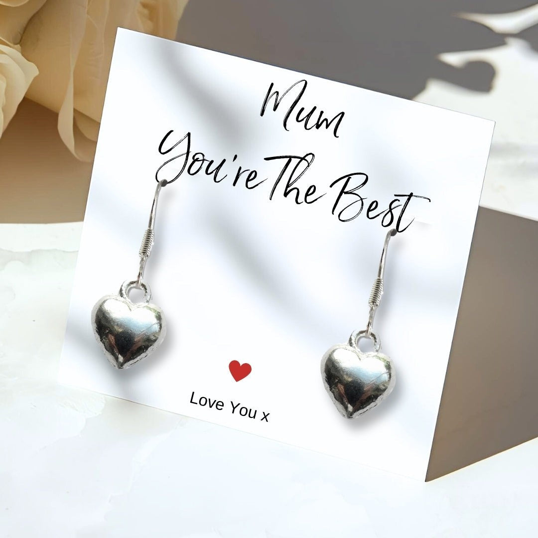 Personalised Mum You're The Best Earrings & Candle Gift Hamper