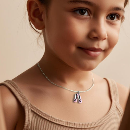 Ballet Shoes Necklace & Gift Card