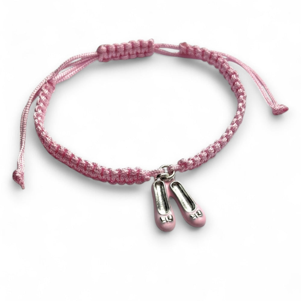 Childs Ballet Shoes Friendship Bracelet