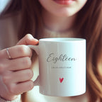 Personalised Eighteen Birthday Mug Gift | 18th Sister Friend Daughter