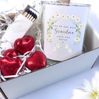 Personalised Daisy Flower Candle Gift Set | Keepsake Hamper for Friend