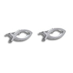 Christian Fish Stud Earrings - Fashion Accessory for Women