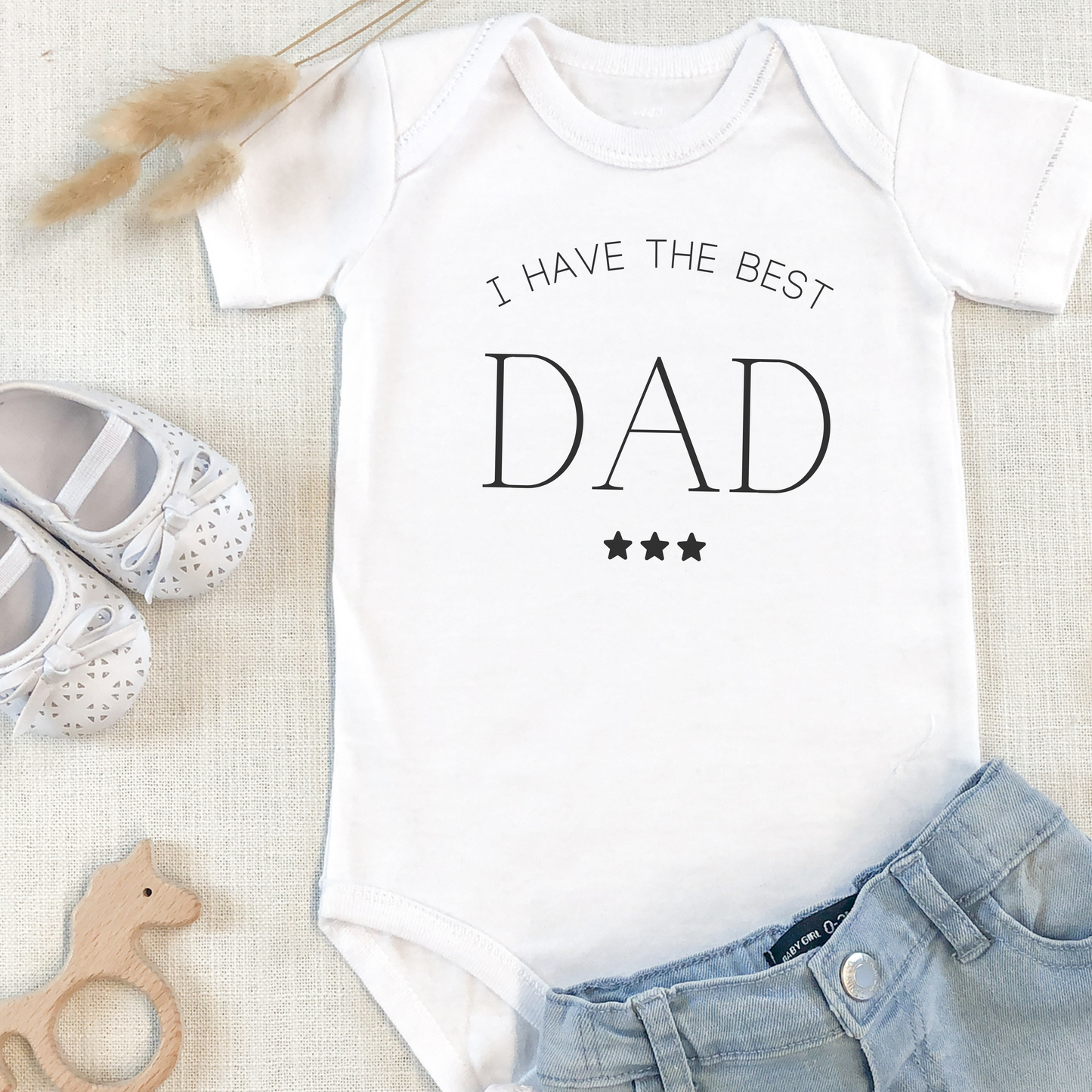 I Have the Best Dad Baby Vest - Perfect for Father's Day