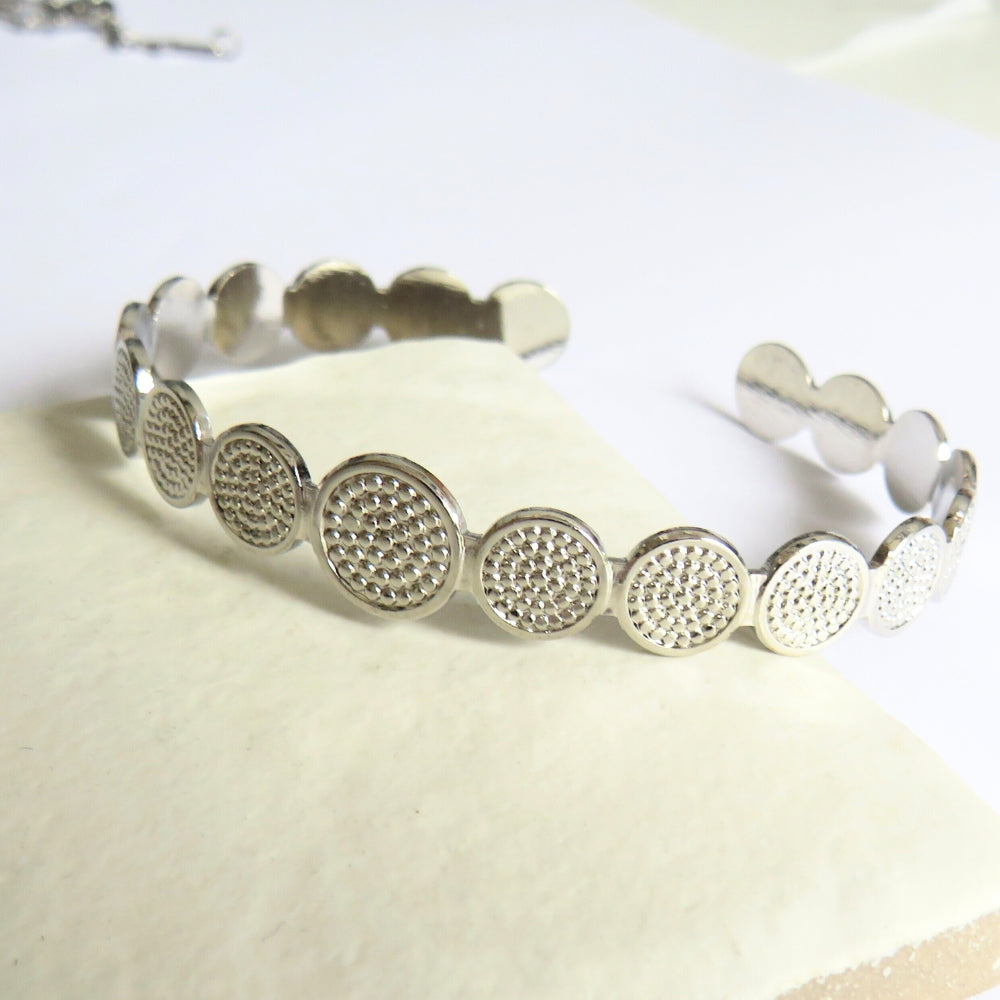 Silver Circle Bangle