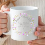Personalised Happy Mother's Day Pretty Flowers Mug