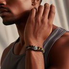 Men's Tigers Eye Lion Bracelet