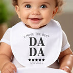 Personalised I Have the Best Dada Baby Outfit: Bib, Vest, Baby Grow