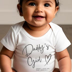 Personalised Daddy's Girl Baby Outfit: Bib, Vest, Baby Grow
