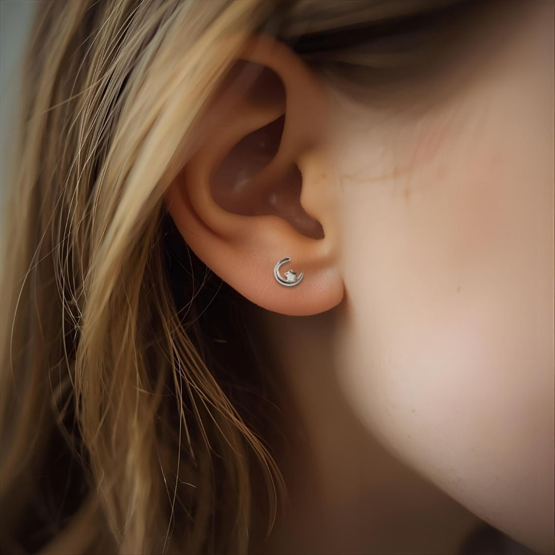 Love You To The Moon & Back Earrings & Gift Card