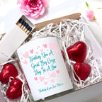 Personalised Sending You A Great Big Cozy Hug In A Jar Candle Gift Set | Family, Friends