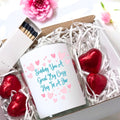 Sending You A Great Big Cozy  Hug In A Jar Candle Gift Set | Best Friend Gift
