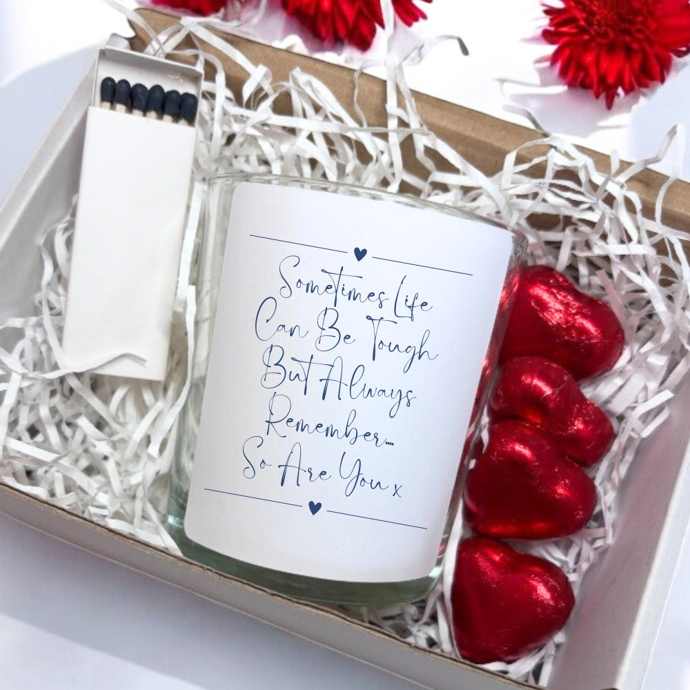 Sometimes Life Can Be Tough Candle Gift Set