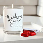 Personalised 'Thank You' Candle Gift Set | Keepsake for Friend, Family
