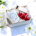 Personalised Thank You Daisy Flowers Candle Gift Set | Teacher, Friend, Family