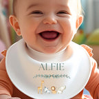 Personalised Zoo Animals Baby Outfit: Bib, Vest, Baby Grow