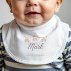 Personalised Rainbow Bunting Baby Outfit – Bib, Vest, Baby Grow