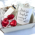 Personalised Memorial Candle Gift Set