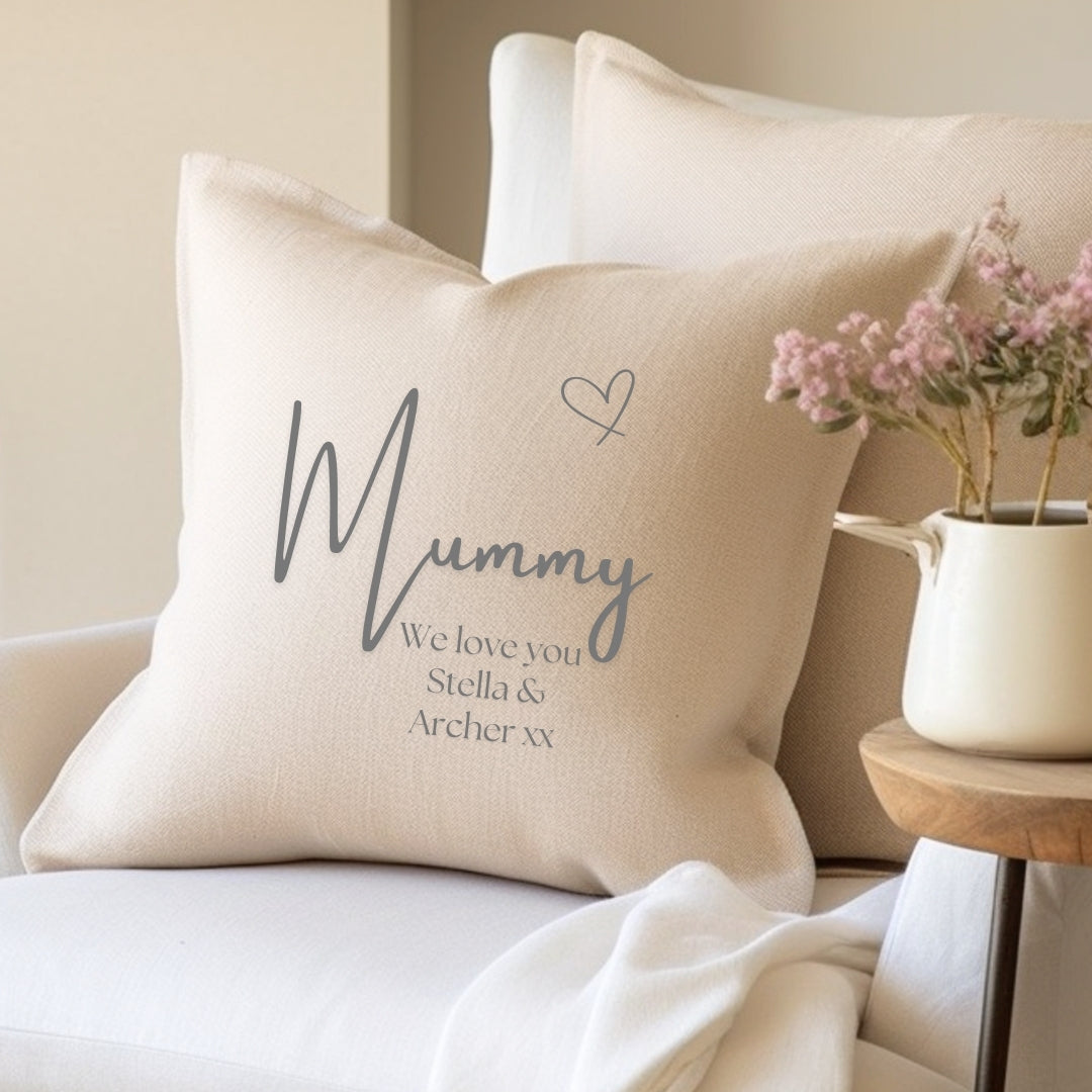 Personalised Mummy Cushion, Birthday, Mothers Day Gift