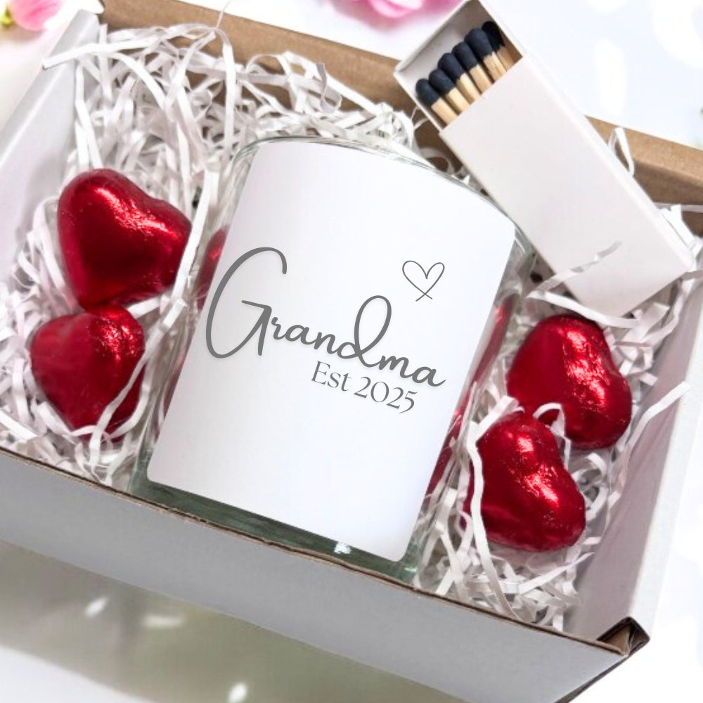Grandma Est. 2025 Candle Gift Set