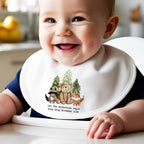 Personalised Woodland Baby Outfit: Bib, Vest, Baby Grow