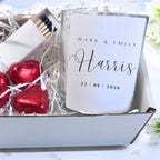 Personalised Surname Wedding Candle Gift Set | Engagement
