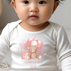 Personalised Baby Girl Baby Outfit: Bib, Vest, Baby Grow