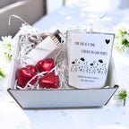 Personalised Forever in Our Hearts Candle Gift Set | Keepsake for Friend, Family
