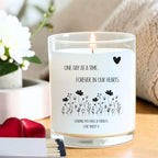 Personalised Forever in Our Hearts Candle Gift Set | Keepsake for Friend, Family