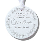 Best Grandma Ceramic Decoration