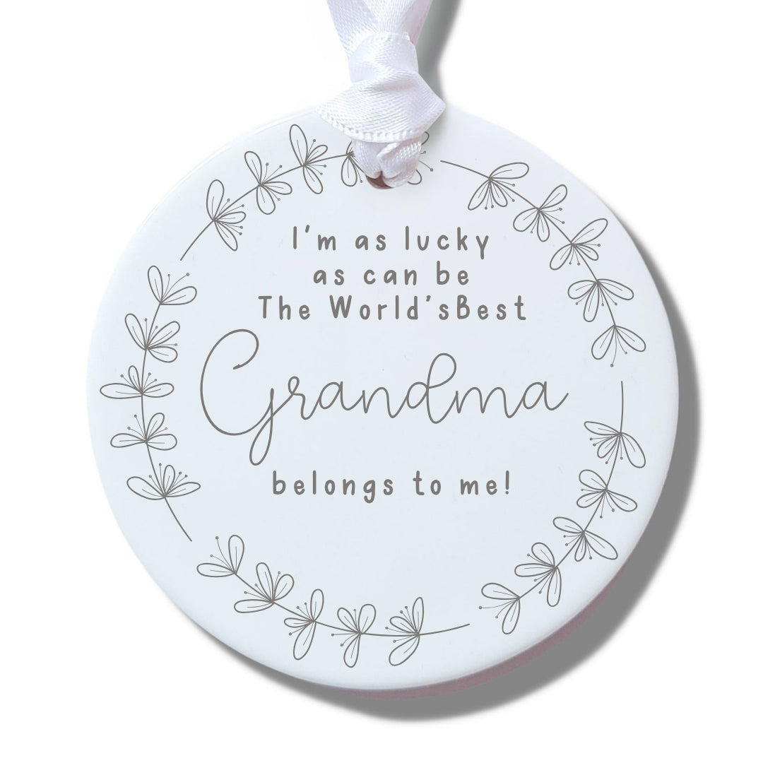 Best Grandma Ceramic Decoration