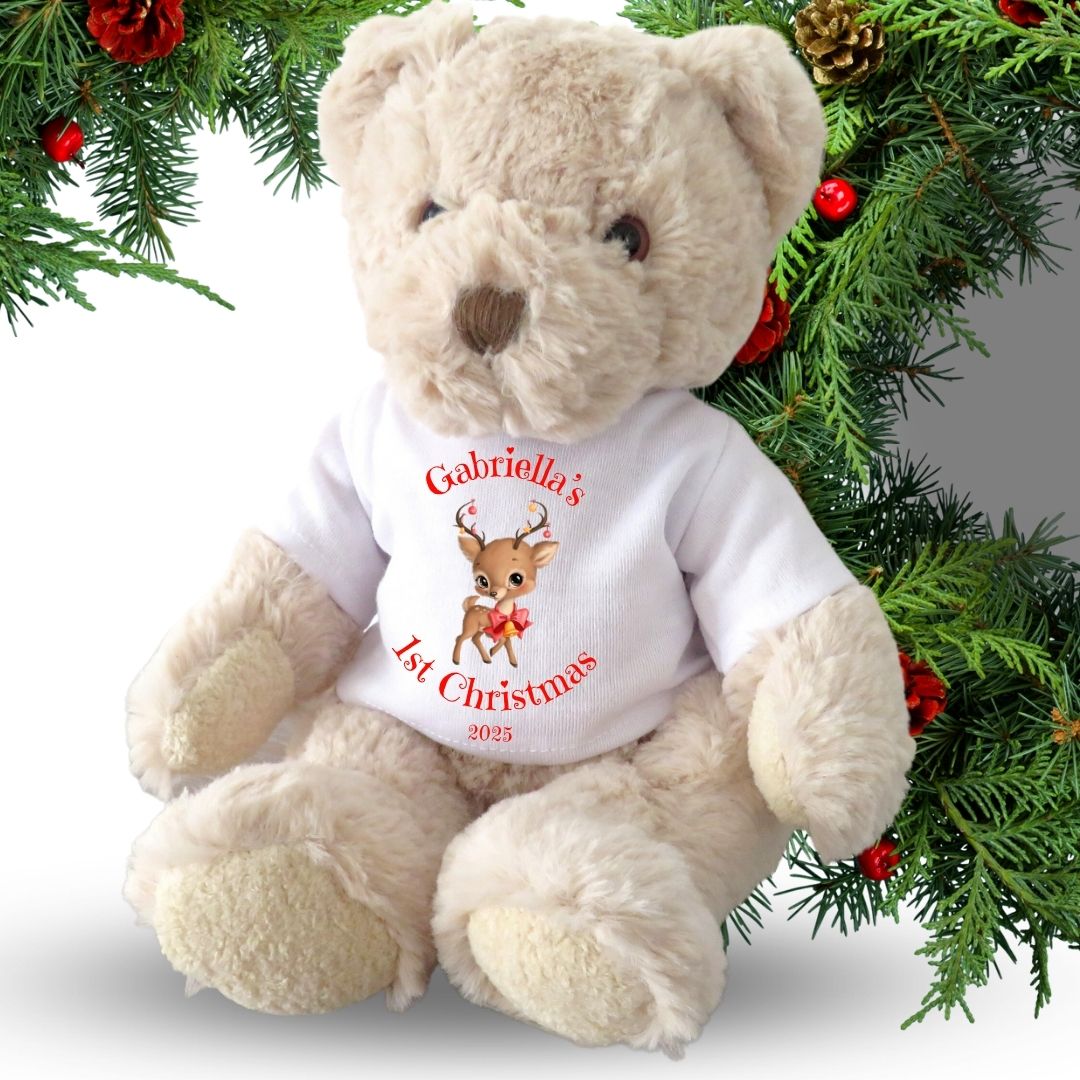 My 1st Xmas Reindeer Teddy & Ceramic Gift Hamper