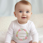 Personalised 1st Christmas Berry Babygrow | Name Vest or Bib UK